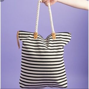 Summer & Rose Stripped Tote